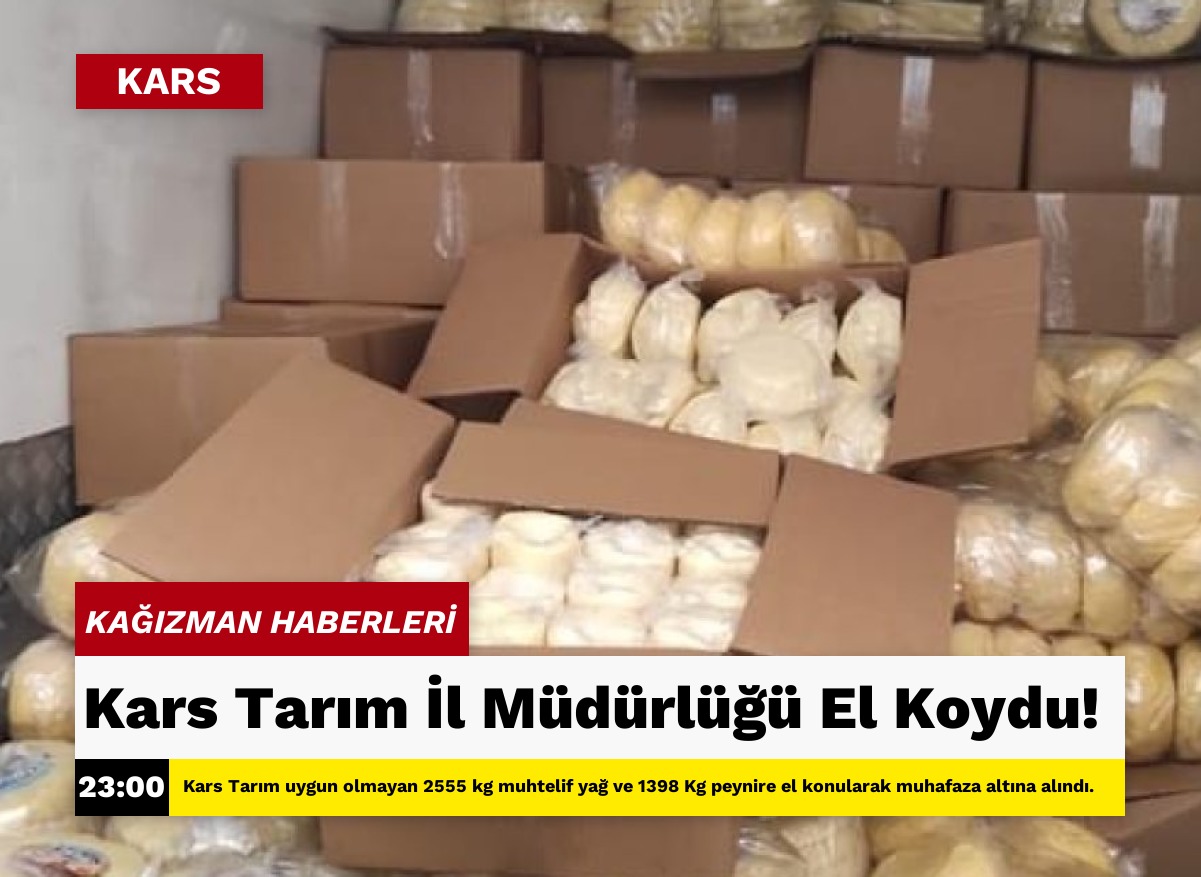 Kars Tarım İl Müdürlüğü El Koydu!