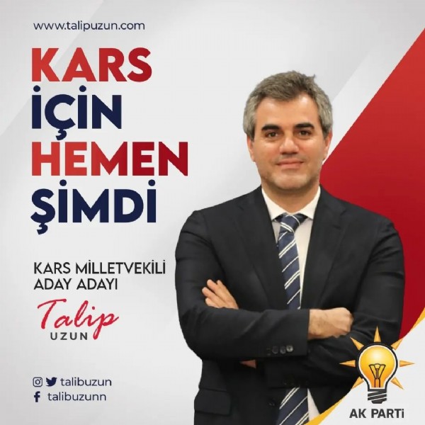 Kars siyasetinin parlayan yıldızı: AK Parti Kars Milletvekili aday adayı Talip Uzun